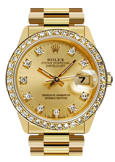 rolex gold watch for ladies